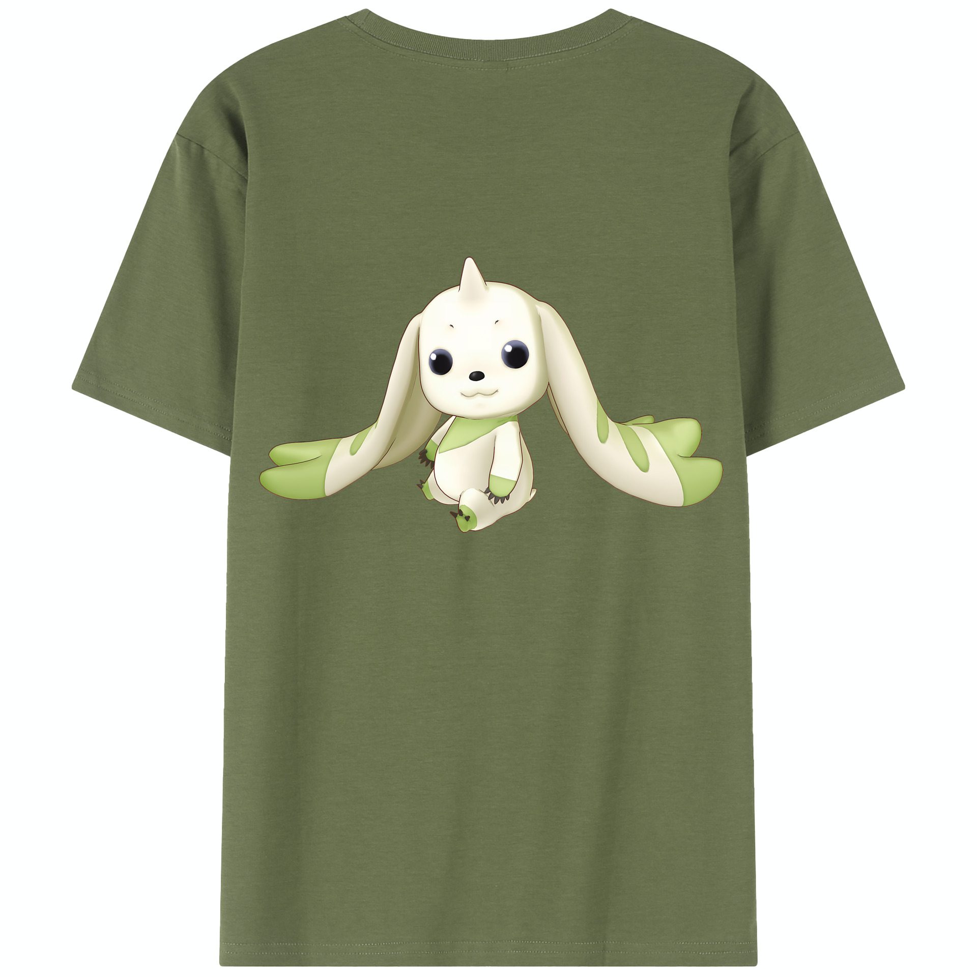 （画像用） Digimon デジタルモンスター/デジモン 綿100％半袖Tシャツ（背面プリント）
